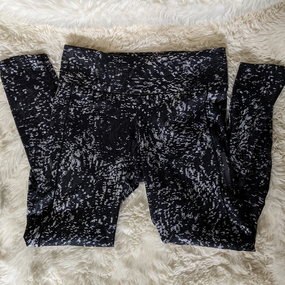 Adidas Energy Running Climalite, black, grey, white, pattern leggings, small - Picture 2 of 12